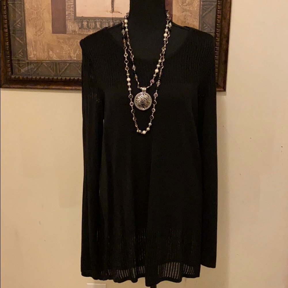 Maurices Black Long Sleeve Sweater